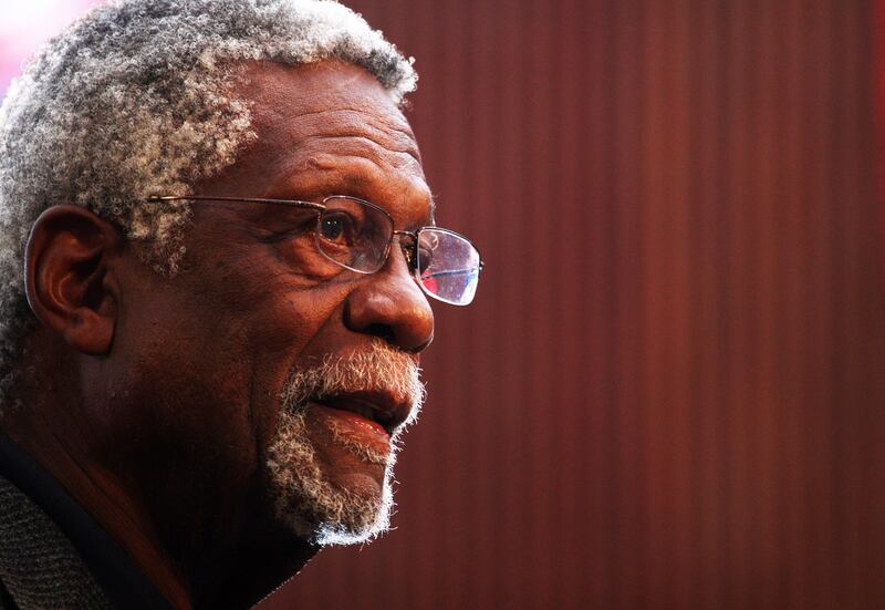 The Boston Celtics great, Bill Russell died aged 88 on Sunday. Photograph: Suzy Allman/The New York Times