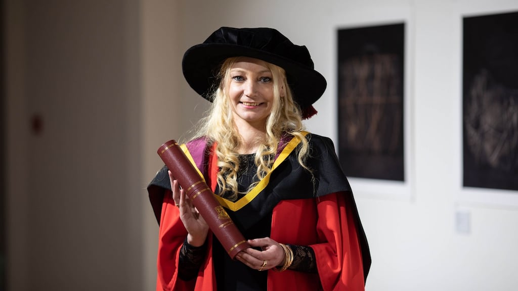 Dr Sindy Joyce, Mincéir (Traveller); human rights activist, and doctoral graduate of the Department of Sociology, University of Limerick. Photograph: Sean Curtin True Media