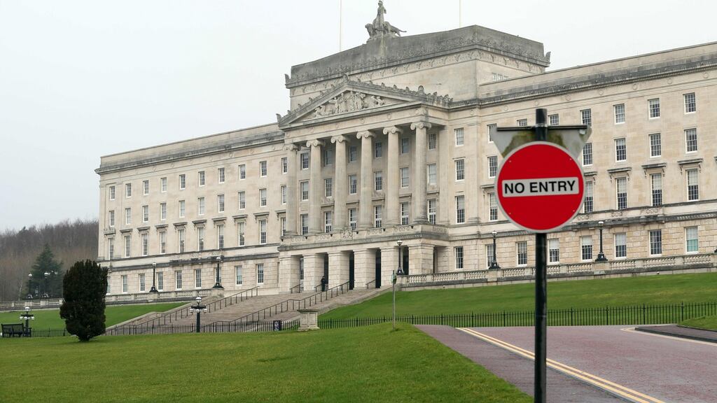 Parliament Buildings at Stormont. MLAs have agreed to form the Regional-Local Government Forum along with representatives from all councils in the province. Photograph: Paul Faith/AFP/Getty Images