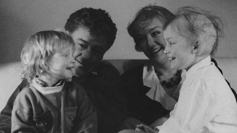 John and Marian with their children Jack and Sinéad.