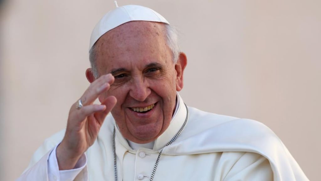 Pope Francis: ‘We have to find a new balance, otherwise even the moral edifice of the church is likely to fall like a house of cards, losing the freshness and fragrance of the Gospel.’ Photograph: Stefano Rellandini/Reuters