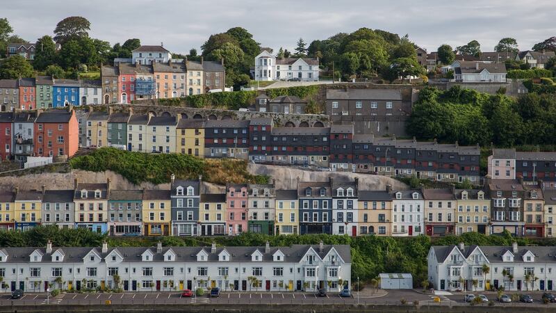 Buildings overlooking the River Lee in Cork city.