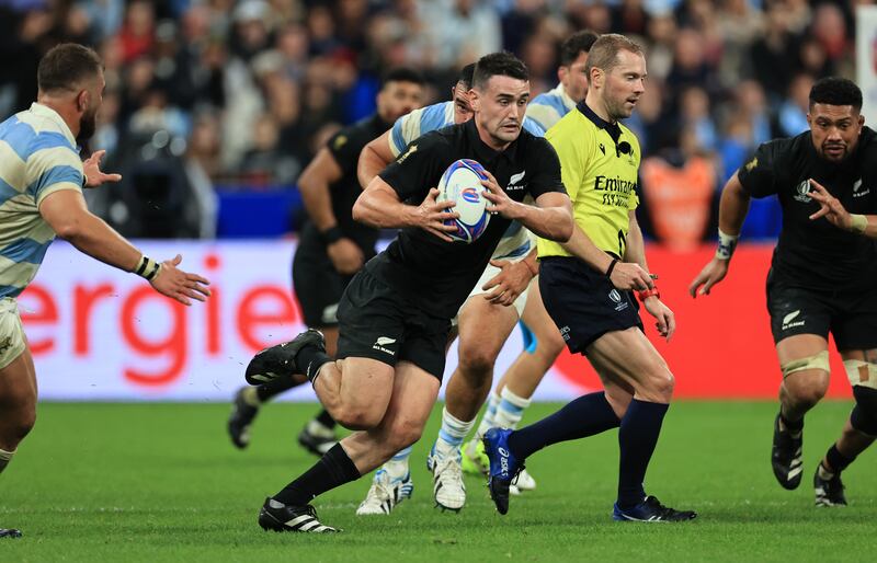 Will Jordan will set a new try-scoring record if he adds to his tally in the Rugby World Cup final. Photograph: Billy Stickland/Inpho