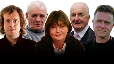 Few people gave the team much of a chance. But then something strange happened. Left to Right: Ken Early, Eamon Dunphy, Mary Hannigan, Tommie Gorman, Emmet Malone