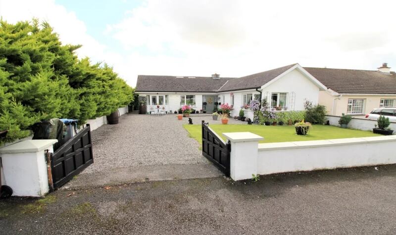 This Portlaoise home is attractive from the road and has modern windows and doors fitted.