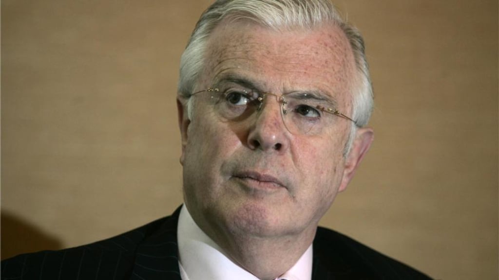 Peter Mathews: he is not a member of the banking inquiry but he believes himself to be something of an authority on financial matters. Photograph: Dara Mac Dónaill/The Irish Times