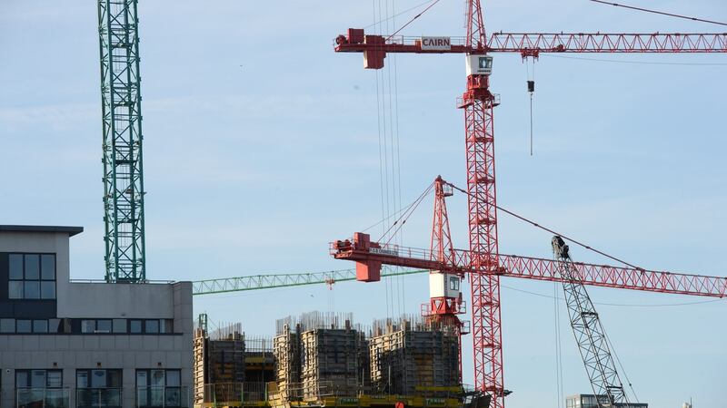 Construction made up a quarter of gross domestic product in 2007. Photograph: Dara Mac Dónaill