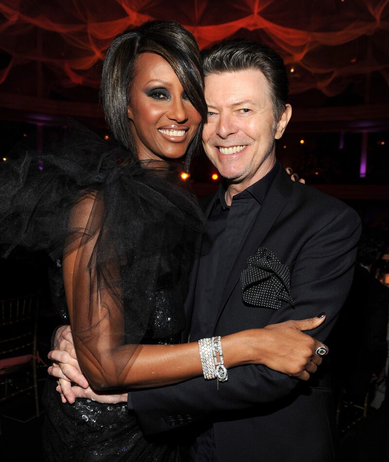 Iman and David Bowie in New York city in 2009. Photograph: Kevin Mazur/WireImage via Getty