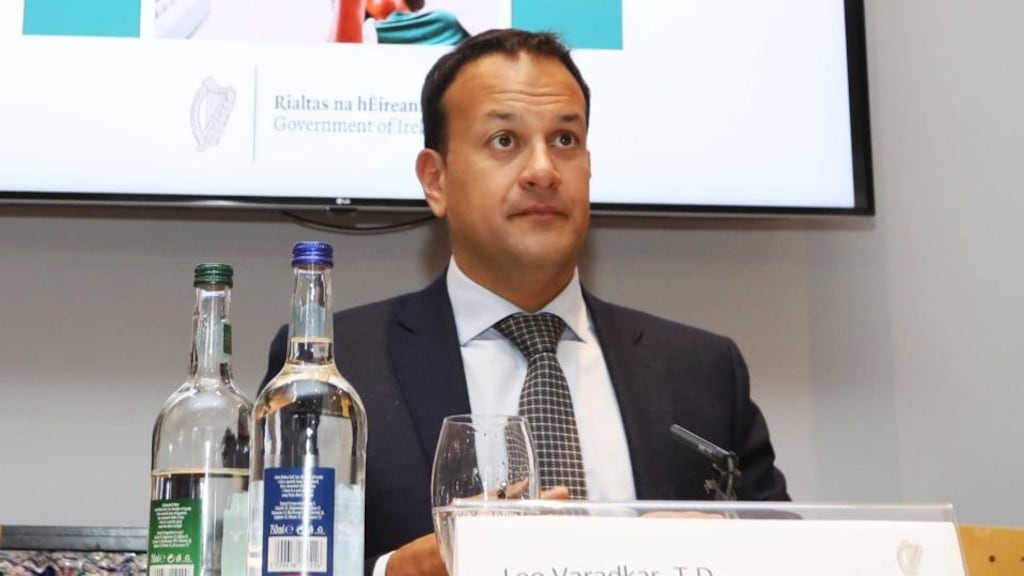 Taoiseach Leo Varadkar said 80 per cent of premises in the country would have high-speed broadband by the end of the year. Photograph: Leah Farrell/RollingNews.ie