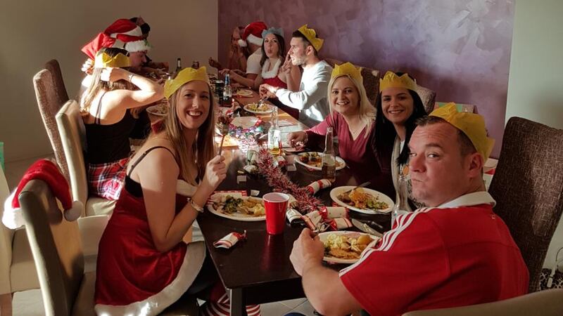 Jenna Bresland from Co Tyrone held a “Christmas in July” party in June in Perth: “We had a Christmas tree, a full Christmas dinner, Secret Santa and Christmas music.”