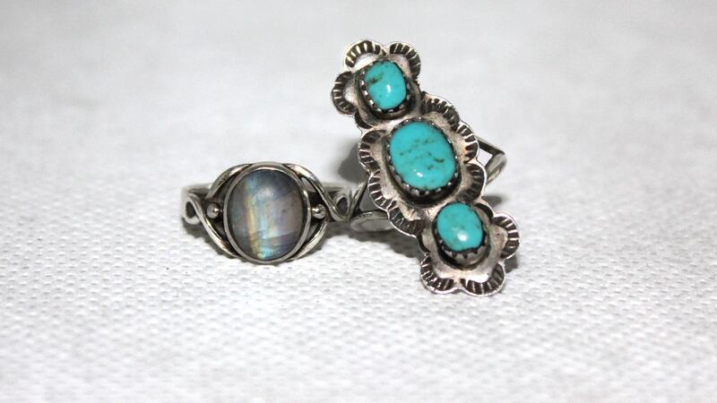 “This ring here my mom gave me”