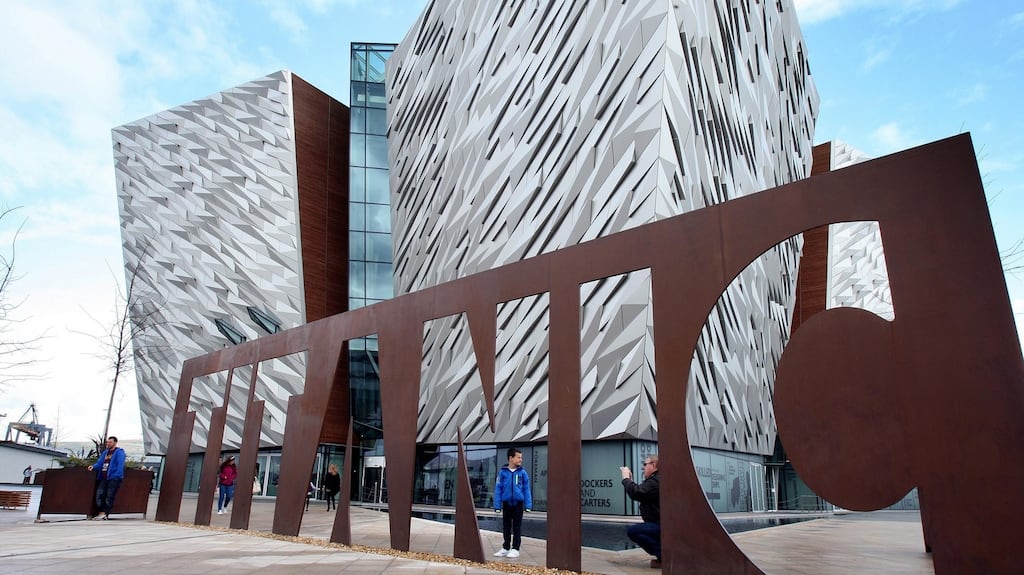 The Titanic Belfast attraction in Northern Ireland. The State’s residents have taken more trips to the North this year, according to the latest statistics. File photograph: Paul Faith/PA Wire
