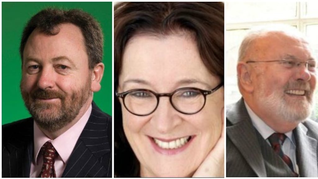 Denis Donovan landed the top post of cathaoirleach while Marie Louise O’Donnell fanned herself in a theatrical fashion, but not in the direction of Father of the House David Norris. Photographs: The Irish Times