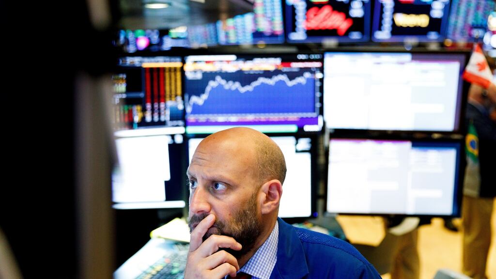 There could be possible gains on Wall Street today after major US indexes closed lower on Tuesday. Photograph: JUSTIN LANE/EPA