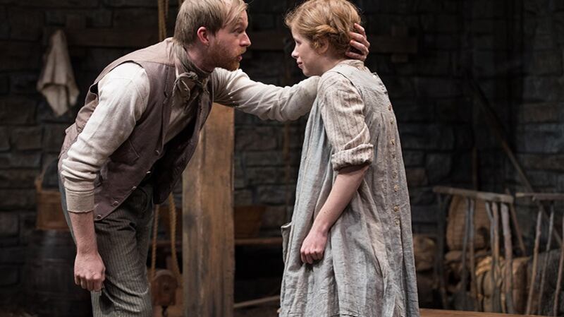 Matthew Aldwin McGee and Megan Graves in Translations at Washington DC’s Studio Theatre. Photograph: Teresa Wood