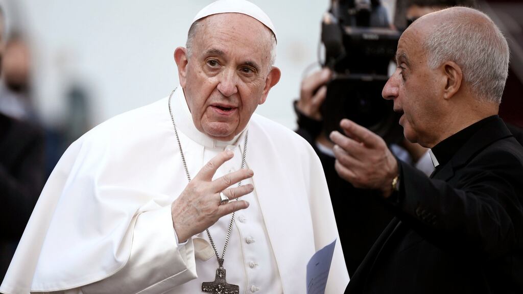 Pope Francis on Tuesday issued the most extensive revision to Catholic Church law in four decades. Photograph: Filippo Monteforte/AP