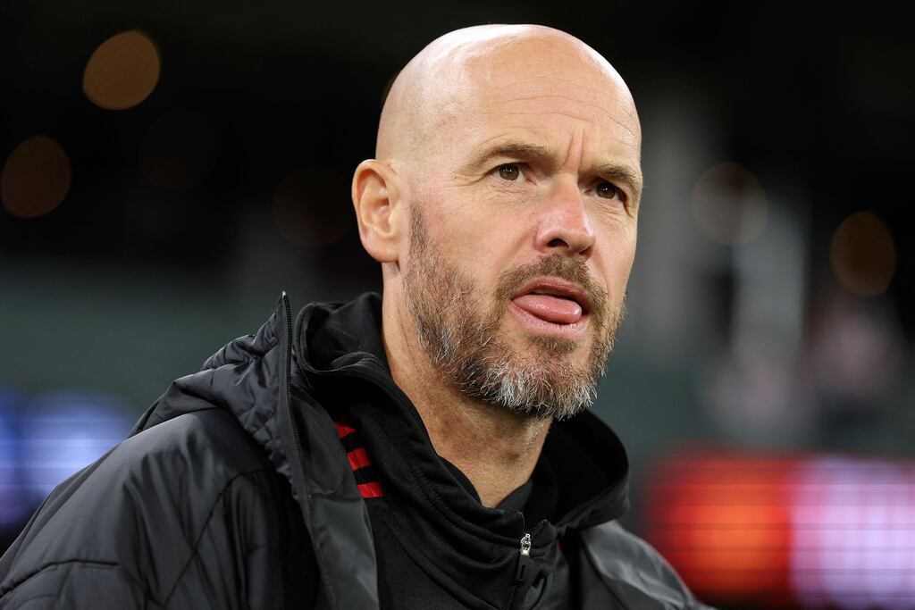 Manchester United manager Erik ten Hag. Photograph: Martin Keep/AFP via Getty