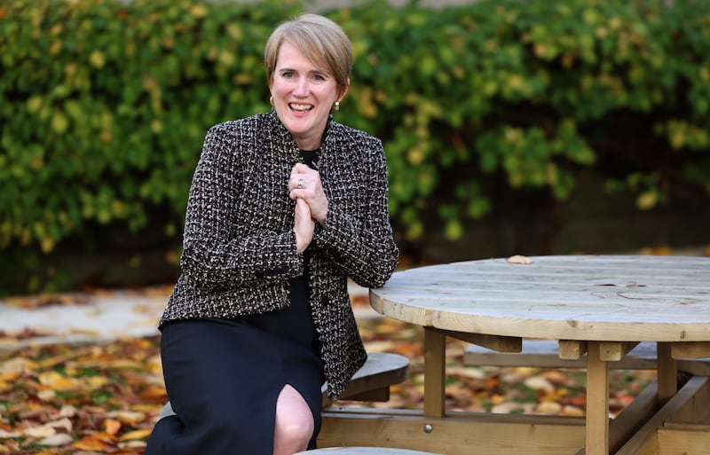 British ambassador to Ireland Kara Owen at the British Embassy in Dublin. Photograph: Dara Mac Dónaill/The Irish Times
