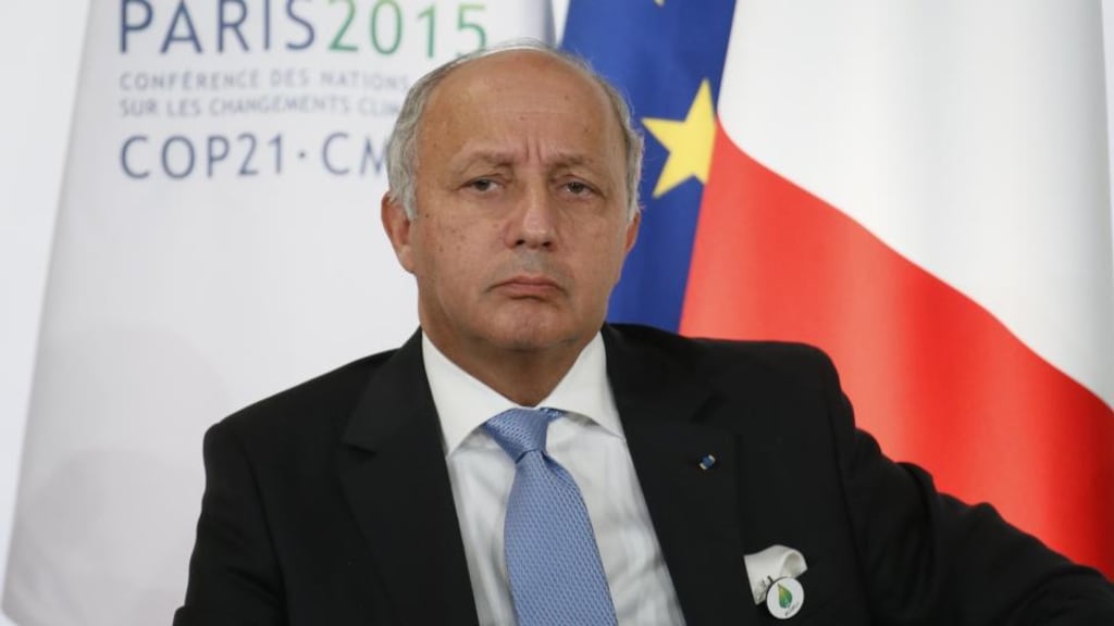 French minister for foreign affairs Laurent Fabius. Photograph: Patrick Kovarik/AFP/Getty Images