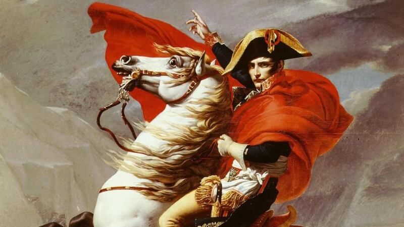 Napoleon Bonaparte crossing the Alps by Jacques-Louis David. Napoleon said of the metric system: “Conquests will come and go but this work will endure.” Photograph: The Art Archive/Musée du Chateau de Versailles/Dagli Orti