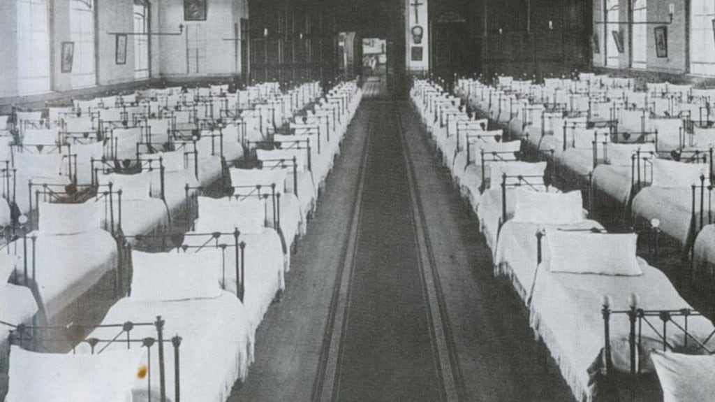 One of the five dormitories at Artane industrial school, 1905