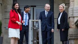 Real work starts now, Rishi Sunak tells Stormont leaders