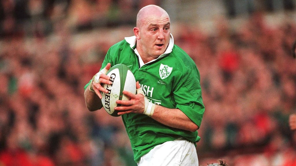 Former Ireland rugby captain Keith Wood: “When there’s two or three or four guys in an international rugby game going off with concussion . . . That can’t be acceptable.” Photograph: Eric Luke