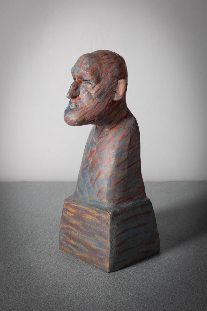Head of artist, Tony O’Malley by Brian Bourke (€2,000-€3,000) was one of several pieces of sculpture in the DeVeres auction