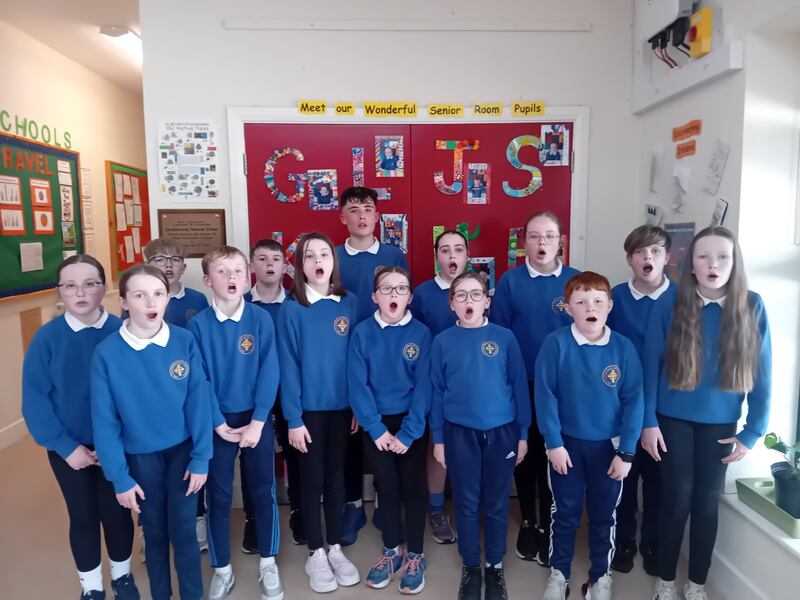 Carrakennedy's school choir in full voice ahead of their NCC regional concert for 2025