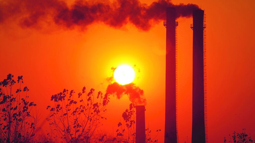 Chinese industrial companies’ debt ratio fell to 56.2 per cent as of the end of April, down 0.6 of a percentage point from a year earlier. Photograph: Sean Yong/Reuters