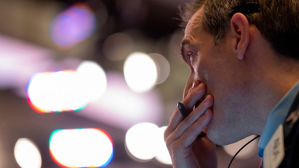 The start of trading on the New York Stock Exchange on Thursday. Wall Street stocks opened sharply lower, joining a sell-off in most global bourses as the coronavirus spreads. Photograph: Getty Images