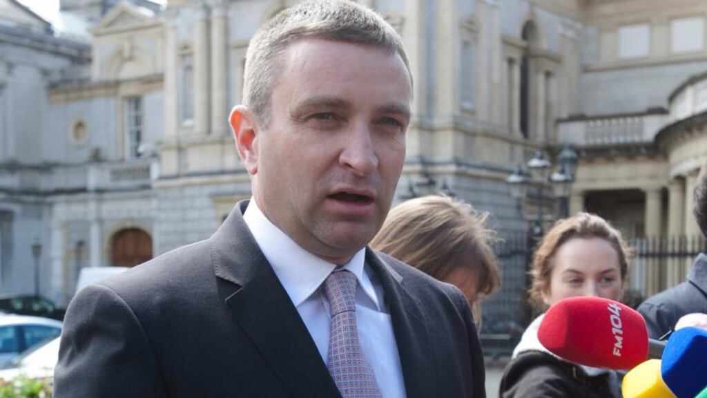 Fianna Fáil spokesperson on justice Niall Collins: called for Mr Justice John Cooke to go before the Oireachtas Justice Committee to discuss his findings.
