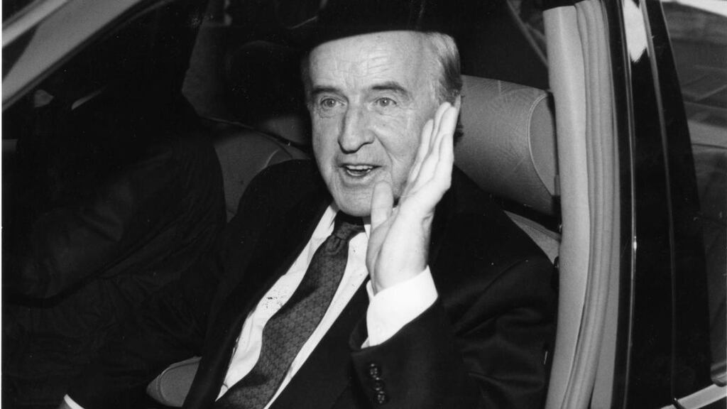 After he resigned as taoiseach in 1994, Albert Reynolds signed up to the Harry Walker Agency of New York. Photograph: Paddy Whelan