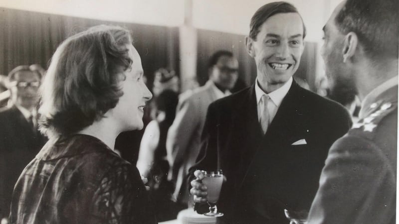 The late David Gibbs and his wife, Sally, pictured in India in 1965.