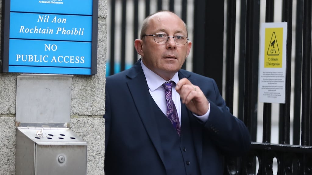 Patrick Morgan of Cherry Orchard Crescent, Ballyfermot, Dublin pictured leaving the Four Courts after his failed Circuit Civil Court action. Photograph: Collins Courts