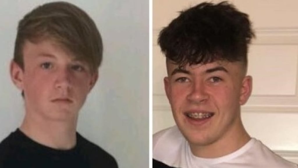 Jack Kenneally and Shay Moloney. Photographs: Facebook