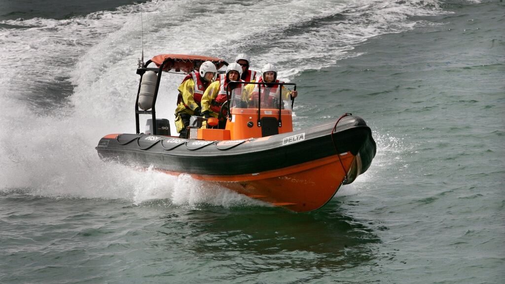 The Howth Coast Guard rescued 12 kayakers who got in to difficulty in challenging weather conditions. Photograph : Matt Kavanagh