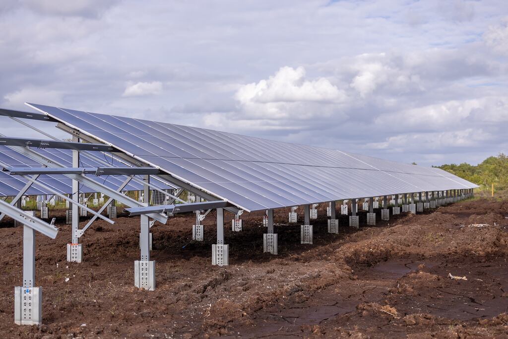 Timahoe North Solar Farm is owned by Bord na Móna and fellow State company, ESB.