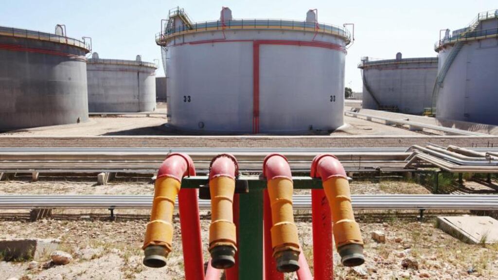 Saudi Arabia’s King Abdullah said yesterday the kingdom, Opec’s biggest producer, would tackle the challenges presented by the oil price rout ‘with a firm will’. Photograph: Shawn Baldwin/Bloomberg