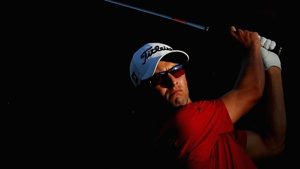 Adam Scott leads by two shots at the Australian PGA Championship