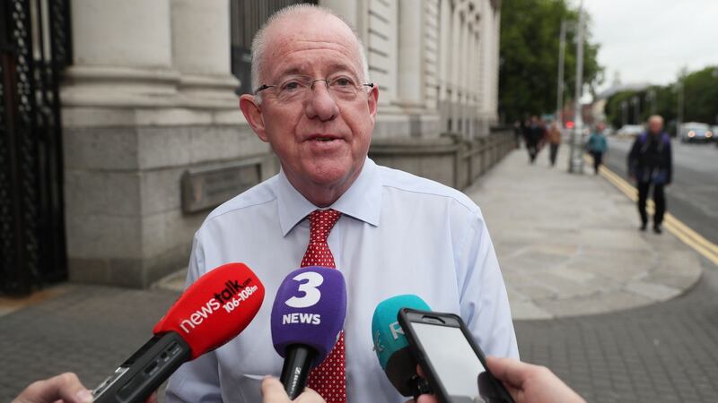 Minister for Justice Charlie Flanagan said he would not rush the Bill through and therefore could not guarantee its passage by the summer break. Photograph:  Brian Lawless/PA Wire