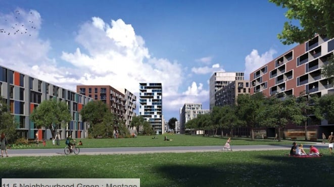 Neighbourhood green montage. Photograph: Dublin City Council