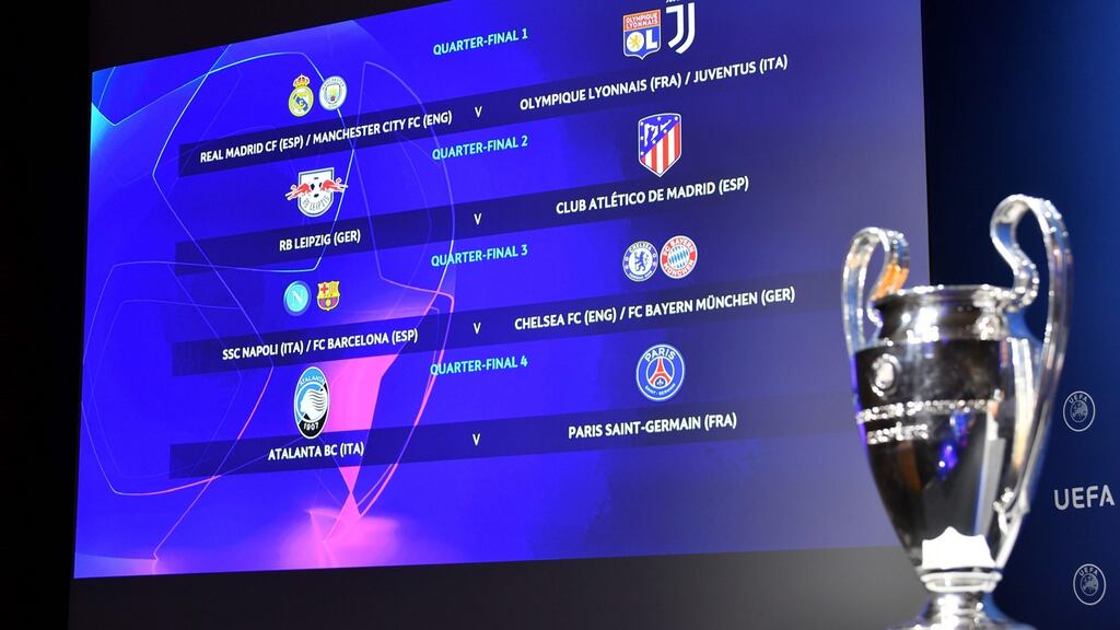 The Champions League draw was made on Friday. Photo: Harold Cunningham/UEFA/AFP via Getty Images