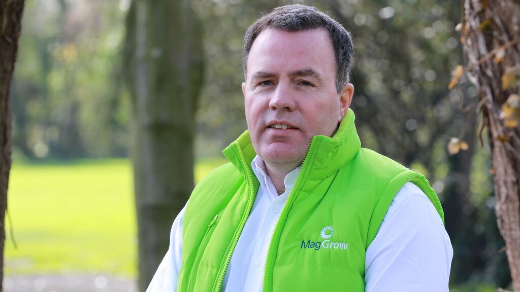 MagGrow chief executive Gary Wickham: “We have to find better, more sustainable ways.” Photograph: Nick Bradshaw