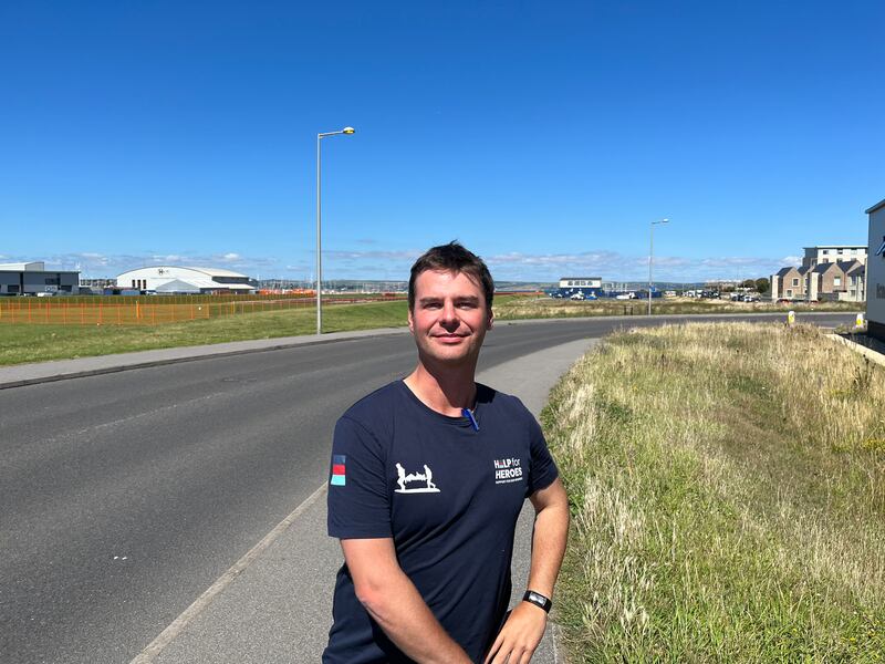 Alex Bailey of the No to the Barge is angry that government officials have not consulted the local community. Photograph: Mark Paul