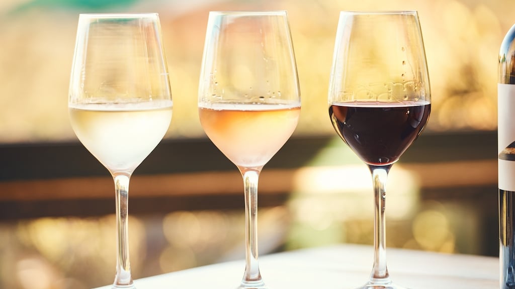 The type of glass, and the quantity poured into it, can affect how a wine tastes. Photograph: iStock