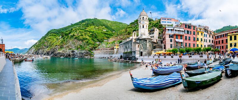 The scenic village of Vernazza. Photograph: Andrey Danilovich/Getty Images