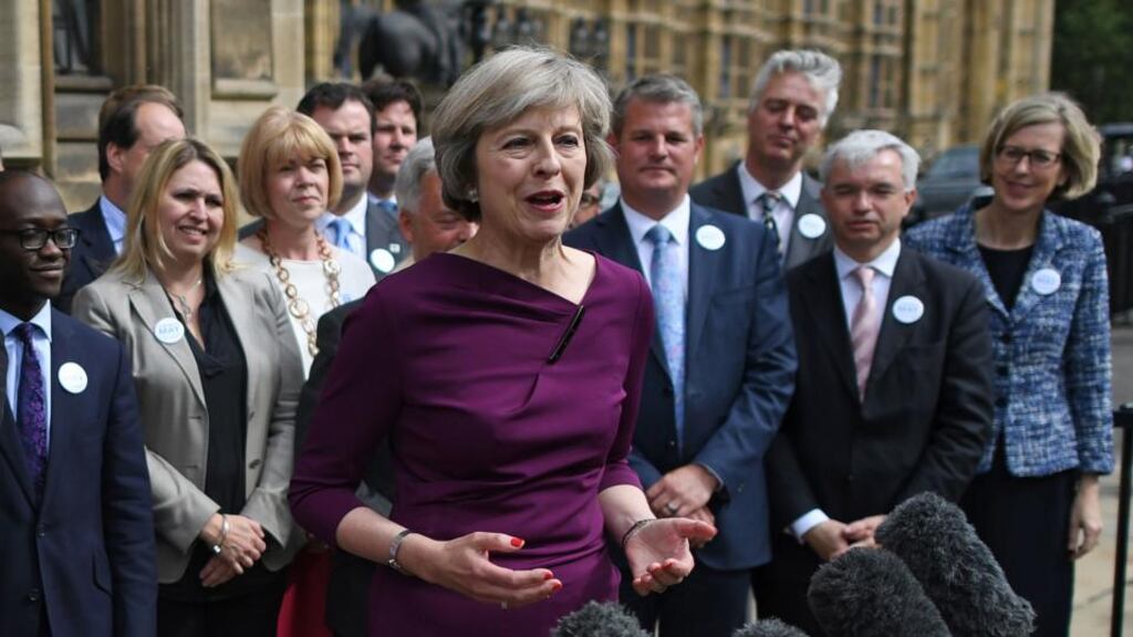 Conservative frontrunner Theresa May. “Of all the available options, she’s not the worst.” Photograph: Ben Stansall/AFP/Getty Images