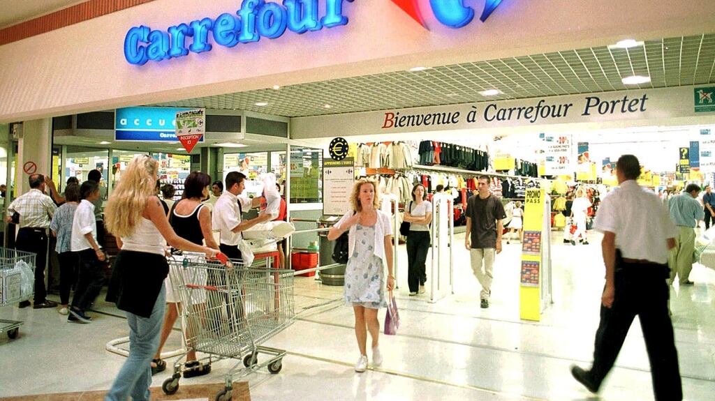 Some 7.1m tonnes of food is binned in France each year – 67 per cent of it by consumers, 15 per cent by restaurants and 11 per cent by shops. Photograph: Christoiphe Ena/AP