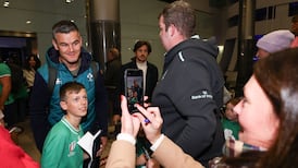 In pictures: Ireland rugby team return home from Rugby World Cup to fans’ welcome at Dublin Airport